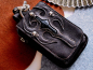 Preview: GÜRTELTASCHE HANDMADE AUS FEINSTEM RINDSLEDER